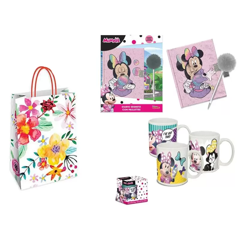 IDEA REGALO MINNIE CON DIARIO SEGRETO