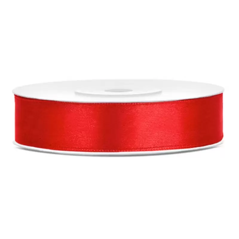 NASTRINO RASO ROSSO 50 METRI X 2,5 CM - 1 ROTOLO