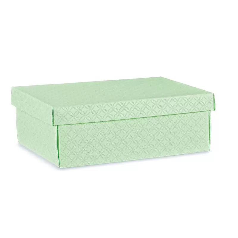 Scatola in cartone con coperchio verdino 37623 380 x 260 x 130 mm