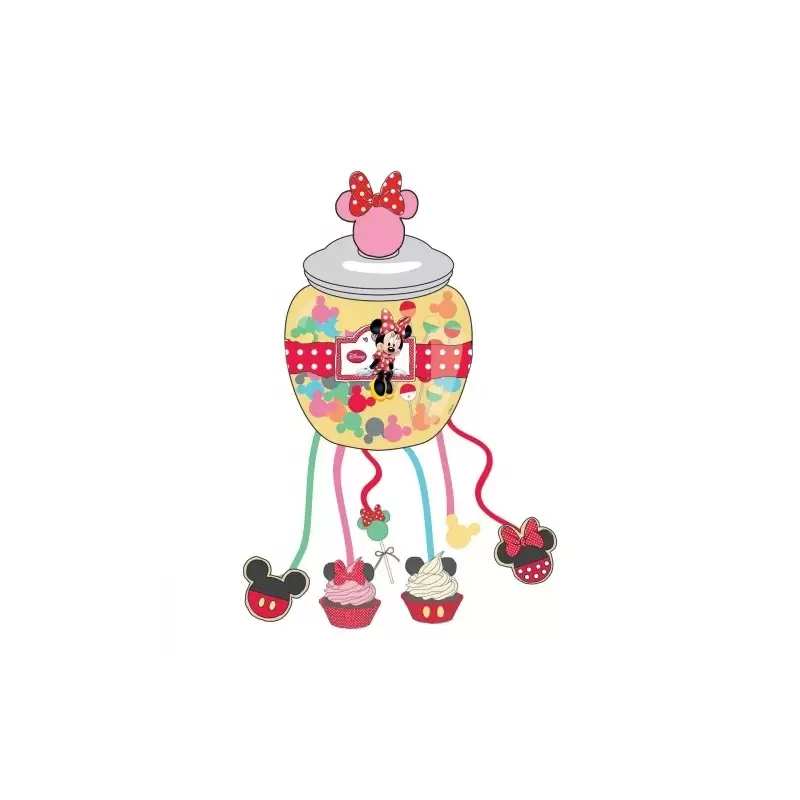 PIGNATTA MINNIE CAFE' PER PARTY  FESTE DI COMPLEANNO BAMBINA