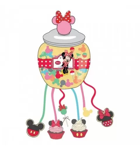 PIGNATTA MINNIE CAFE' PER PARTY  FESTE DI COMPLEANNO BAMBINA