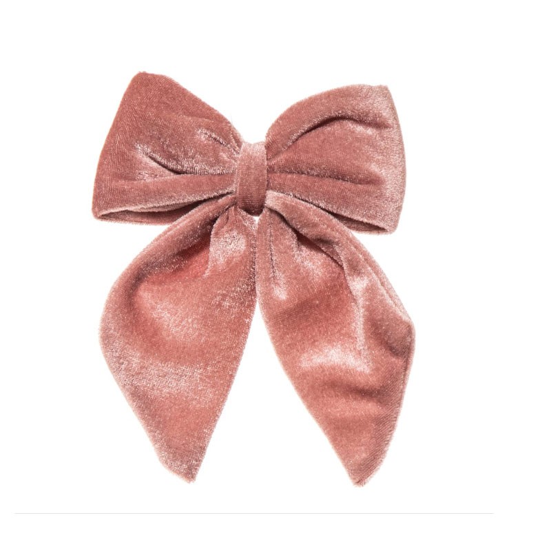 Fiocco Decorativo in Velluto Rosa 15 x 13 cm 23399/P