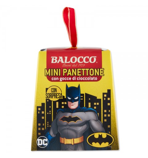 Mini Panettone Panettoncino Batman con Gocce di cioccolato 100g - Balocco