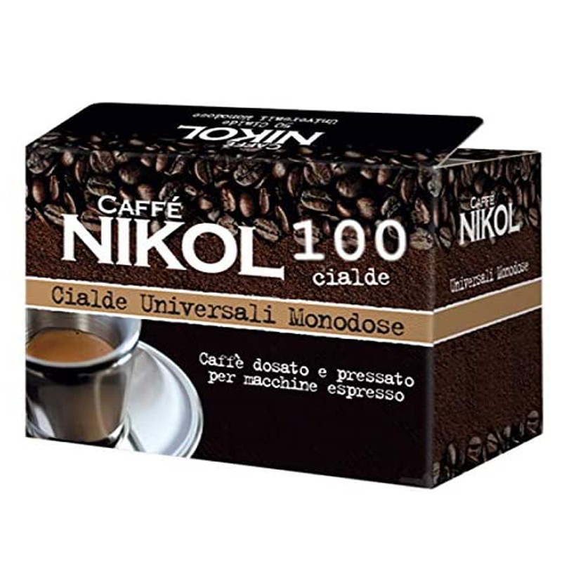 NIKOL - Caffè Espresso in Cialde universali 1 conf da100pz