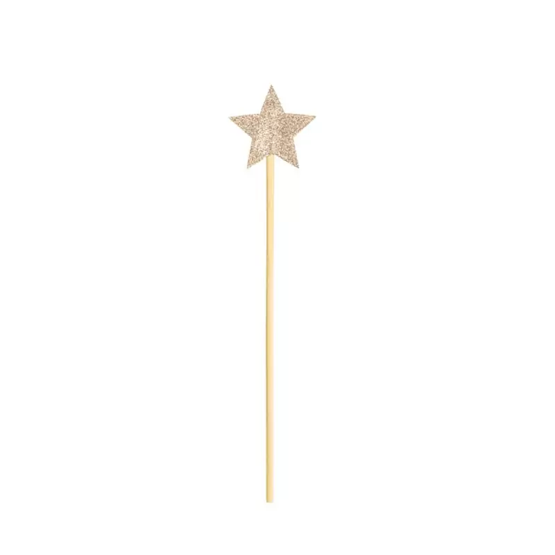 Bacchetta magica colore oro ca. 8,5 x 36 cm STD2-019