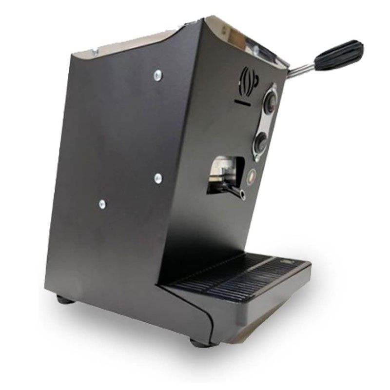 macchina da caffè a cialde lollina nera + confezione da 40 cialde caffè lollo miscela classica