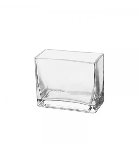 Vasetto per fiori in vetro 12x6x10cm 1008363