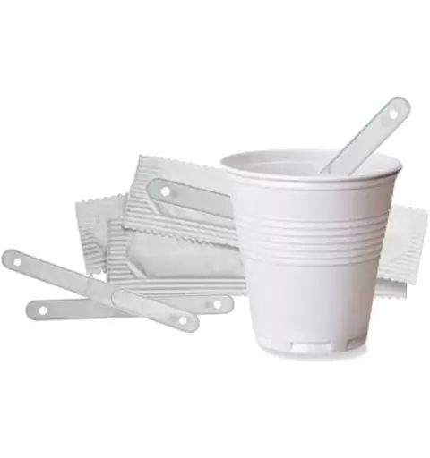 1000 BICCHIERINI PER CAFFÉ E 1000 PALETTINE MONOUSO