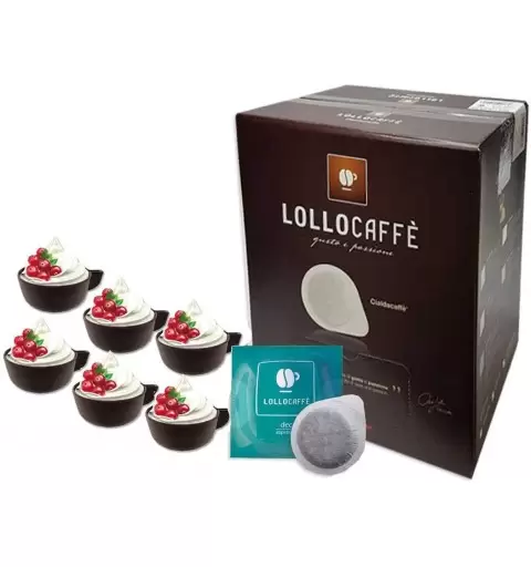 150 CIALDE LOLLO CAFFÉ DECAFFEINATO CON 12 TAZZINE DI CIOCCOLATO