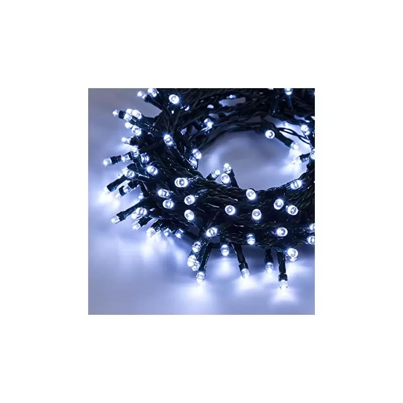 CATENA LUCI 300 LED PER ESTERNO BIANCO FREDDO