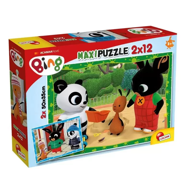 Puzzle lisciani Bing e I Suoi Amici  2x12 Pezzi  81226 - 3+