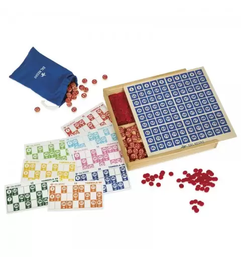 Dal Negro Tombola legno Gioco 48 cartelle 55757
