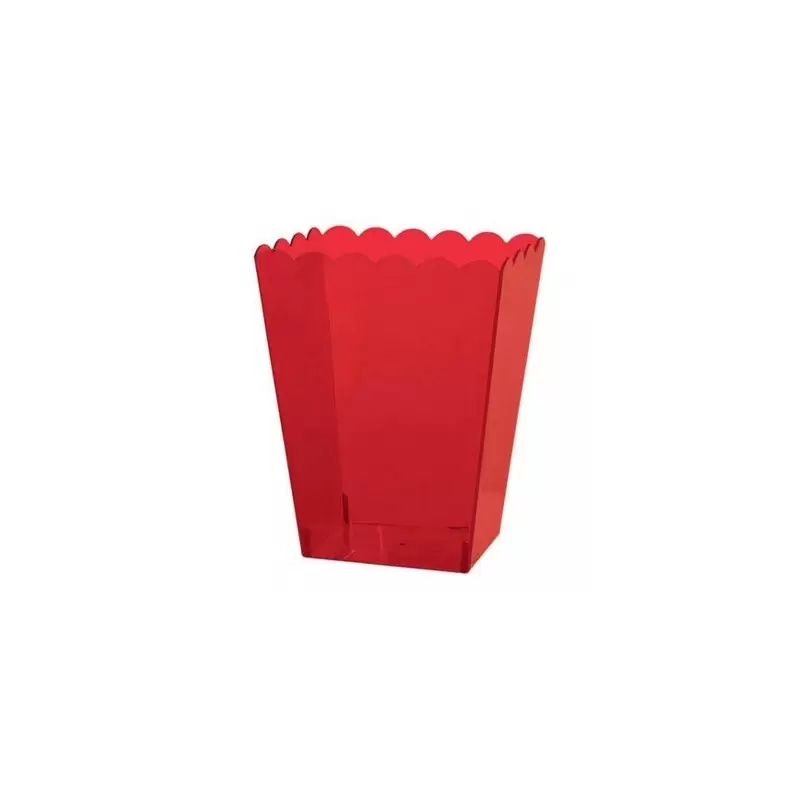 CONTENITORE ROSSO DI PLASTICA 15.2 CM
