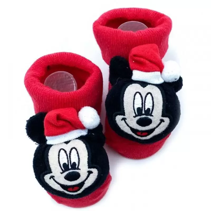 Calzini Natalizi Tricot Topolino Per neonato tg Unica - W22007