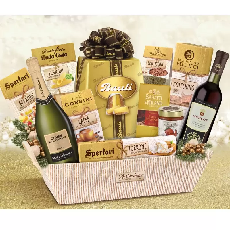 Cesto Natalizio Aghi di Pino Le Cadeau 02050