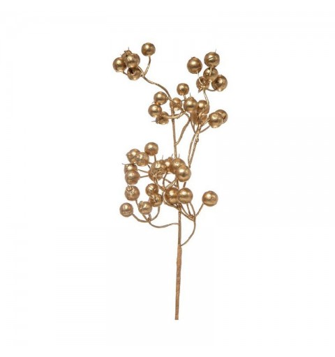 ramo decorativo bacche oro 35 cm N08659