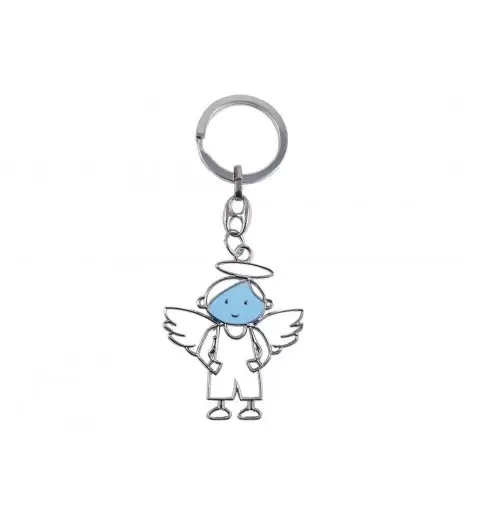PORTACHIAVI ANGIOLETTO CELESTE - 1 PZ