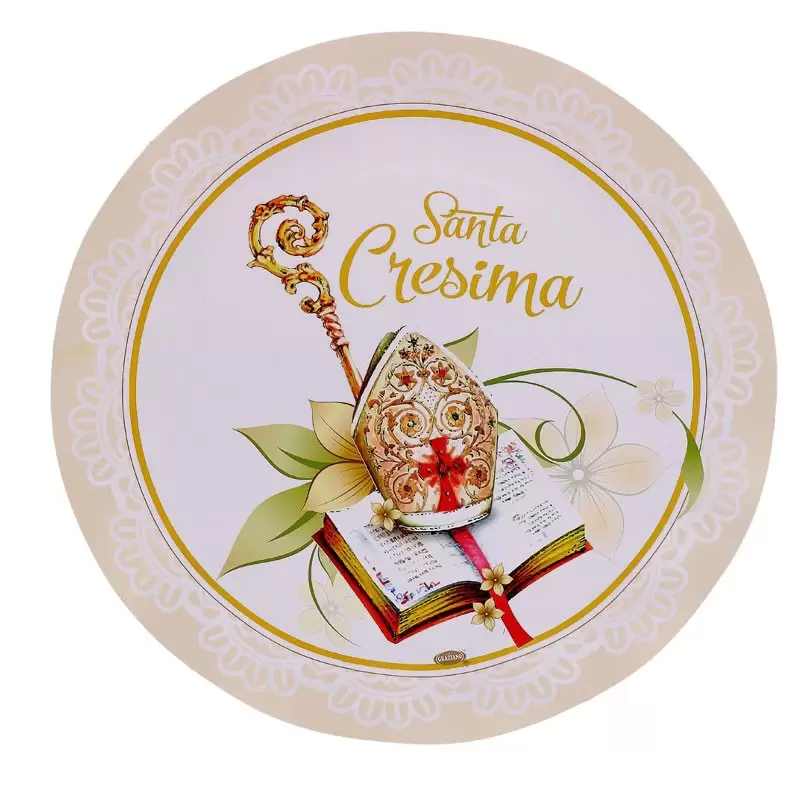 Piatti santa cresima 27 cm 50740 8 pz.