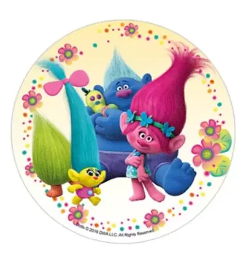 CIALDA TROLLS PER TORTA GIALLA