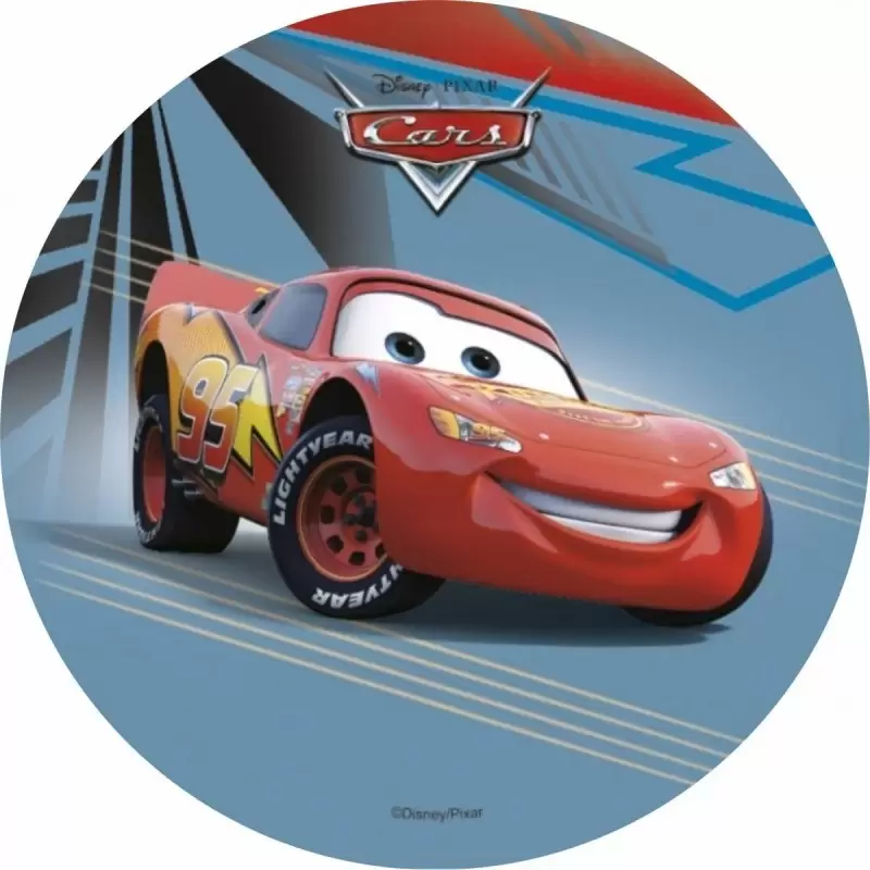 CIALDA PER TORTA OSTIA DISNEY CARS BLU