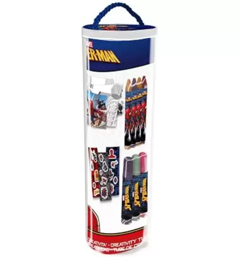 TUBO CREATIVITÀ SPIDERMAN 30 CM