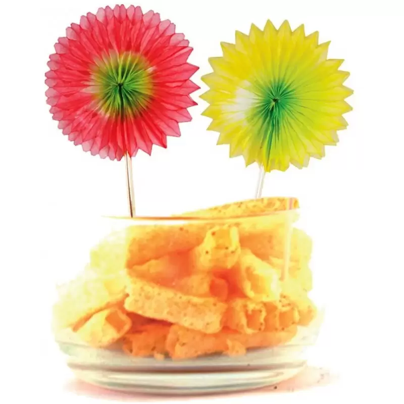 10 STUZZICADENTI GIRASOLE COCKTAIL