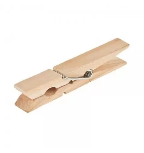 Mollette Da Bucato in Legno Naturale 12 pz 2208