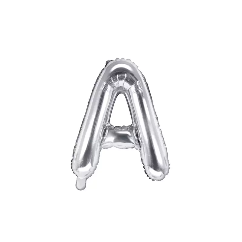 PALLONCINO FOIL LETTERA A ARGENTO 35 CM – FB2M-A-018