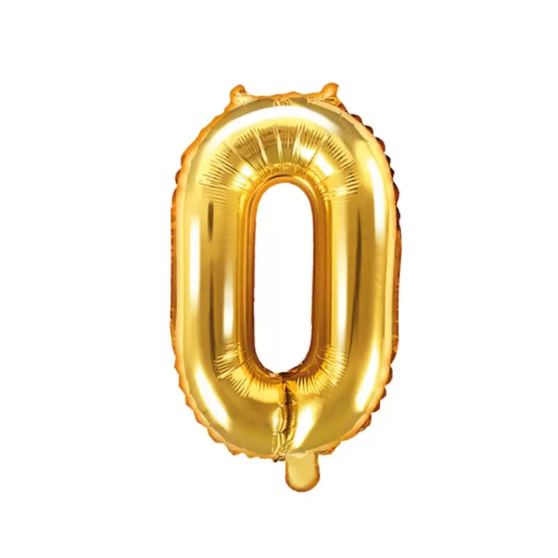 Foil oro 35 cm numero 0 FB10M-0-019