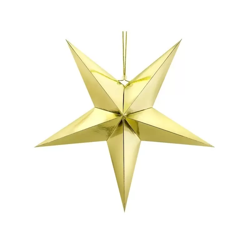 Stella carta Oro 70 cm  GWP1-70-019M