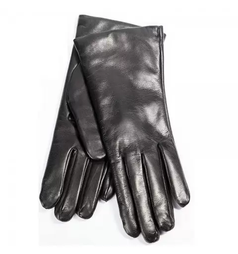 Guanti In Pelle Per Donna Nero Tg 7
