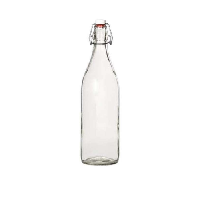Bottiglia vetro 1 litro tappo ermetico 106116
