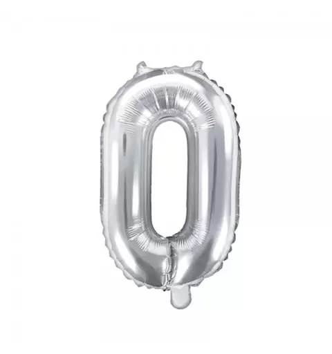 Foil argento 35 cm numero 0 FB10M-0-018