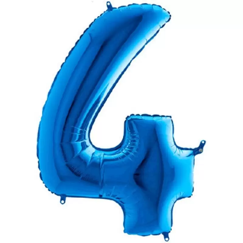 Foil Blu 35 cm numero 4 FB10M-4-001
