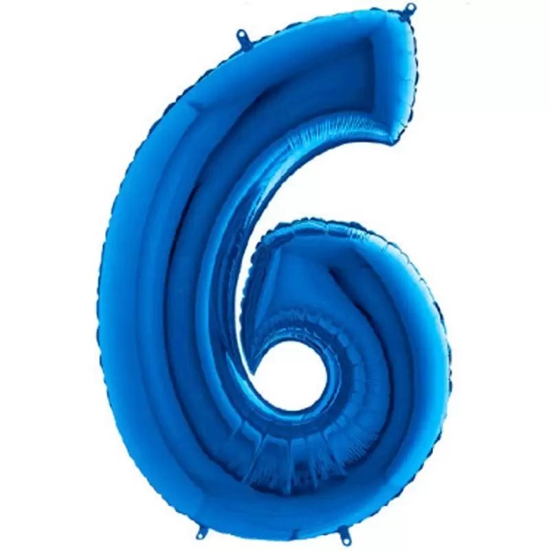 Foil Blu 35 cm numero 6 FB10M-6-001