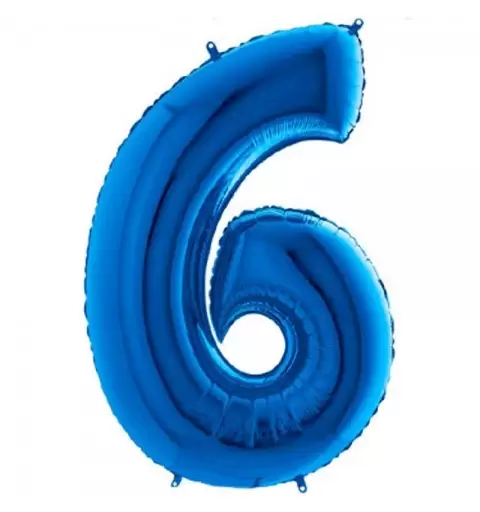 Foil Blu 35 cm numero 6 FB10M-6-001