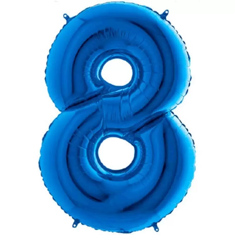 Foil Blu 35 cm numero 8 FB10M-8-001