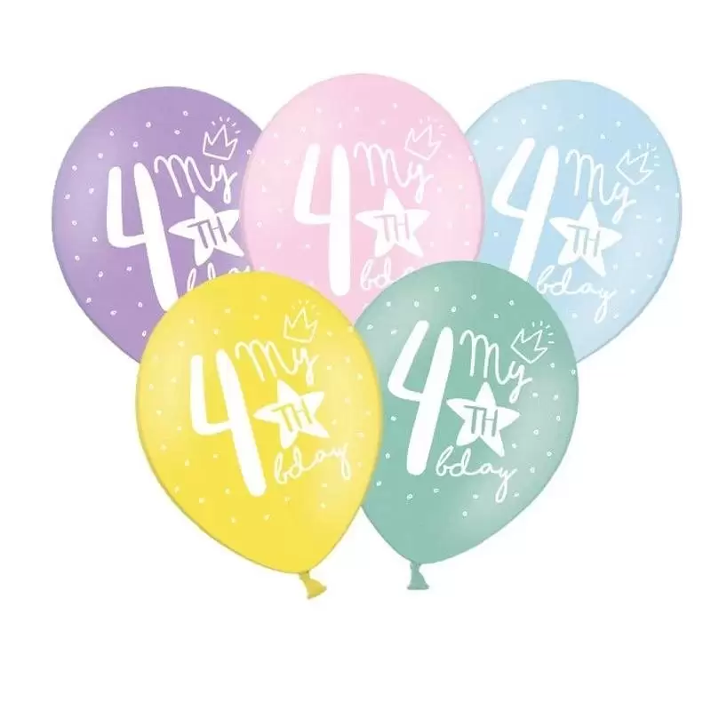 Palloncini 4 anni 4th Bday SB14P-264-00