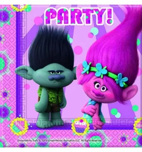 Tovaglioli Trolls - 20 pz