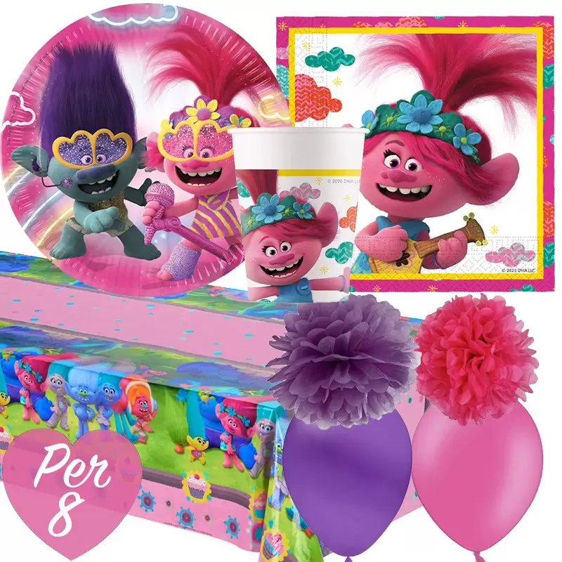 TROLLS KIT COMPLEANNO N.49