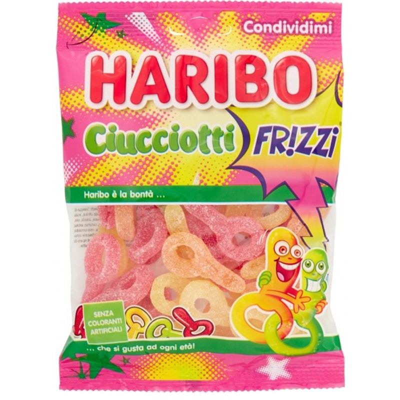 Haribo Ciucciotti Frizzi - Caramelle Zuccherate 175 g