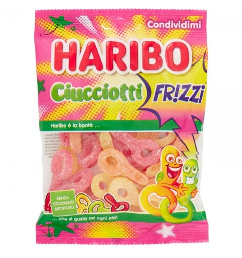 Haribo Ciucciotti Frizzi - Caramelle Zuccherate 175 g