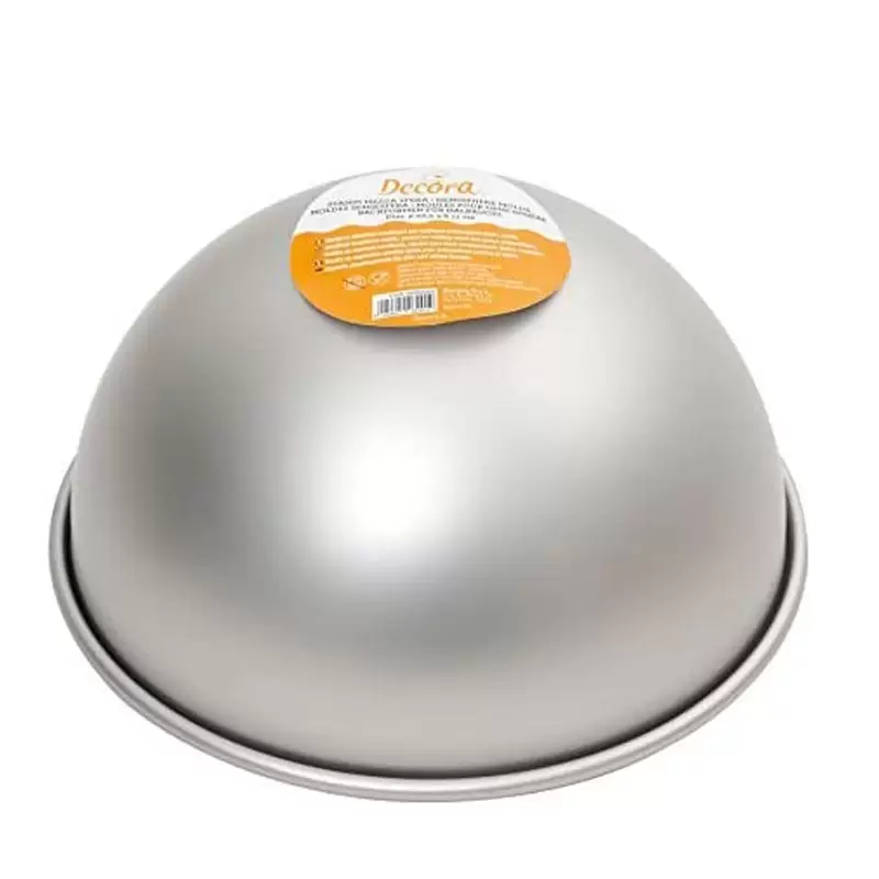 0062955 Stampo Mezza Sfera, Alluminio, Argento, 5 X H 2,3 CM