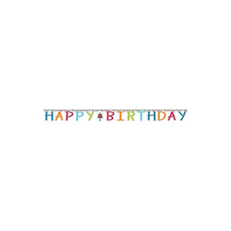 Ghirlanda Happy Birthday Torta Pois Cake Stand 291878