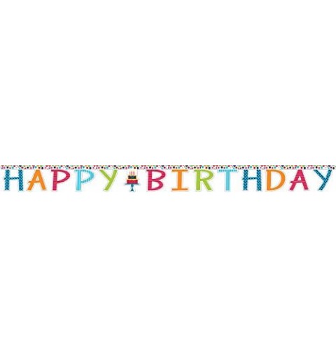 Ghirlanda Happy Birthday Torta Pois Cake Stand 291878