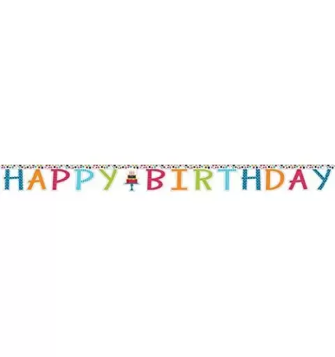 Ghirlanda Happy Birthday Torta Pois Cake Stand 291878