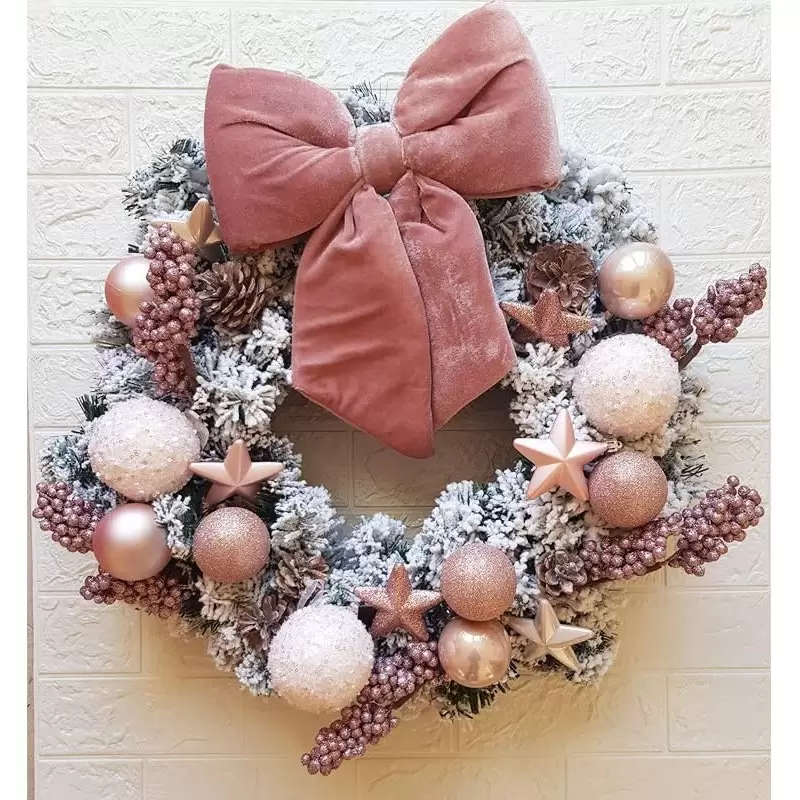 GHIRLANDA INNEVATA ROSE GOLD FAI DA TE