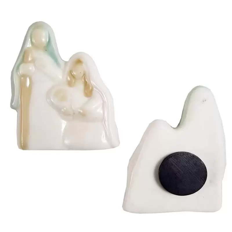 Calamine magneti sacra famiglia presepe L31310 12 pz.