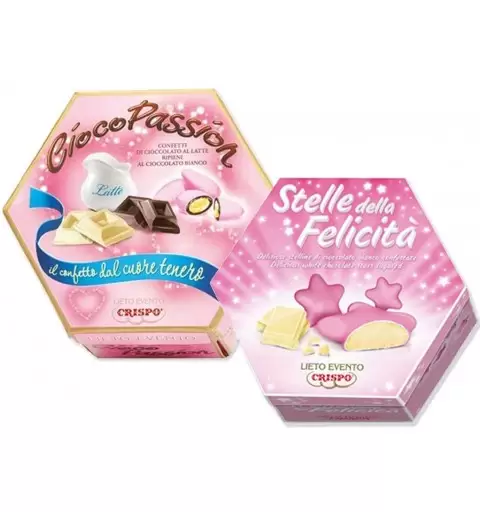 SET CONFETTI CRISPO LIETO EVENTO ROSA
