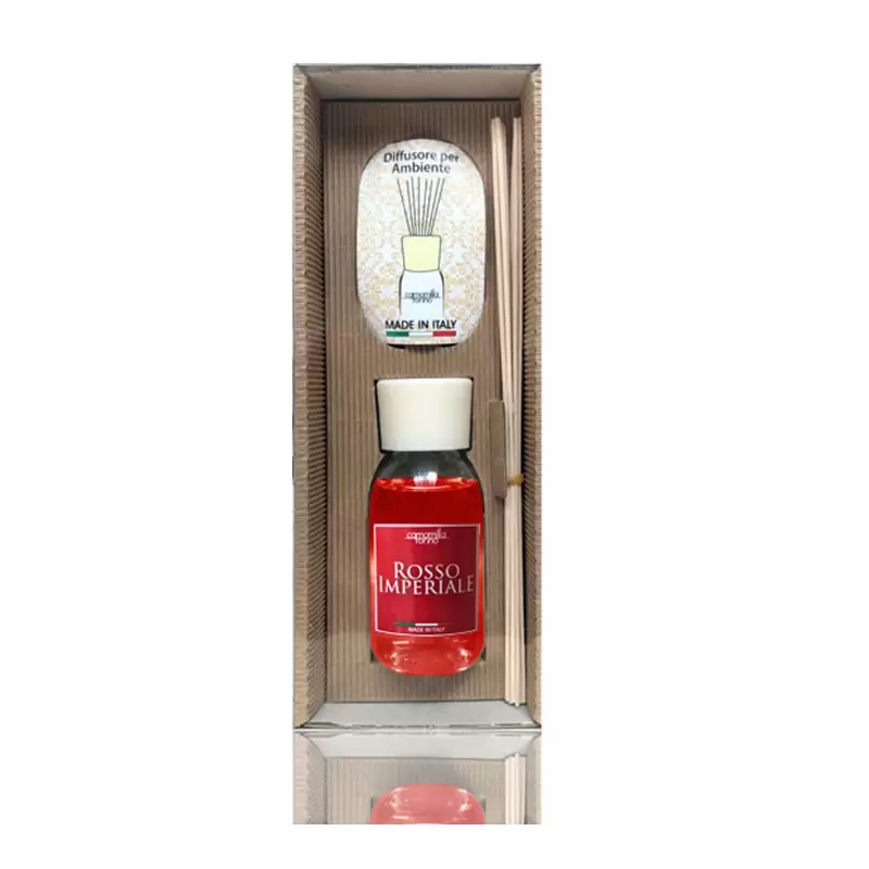Diffusore per ambiente bastoncini 50017 125 ml rosso imperiale